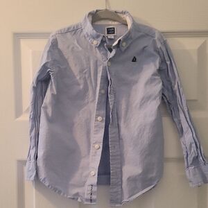 Janie and Jack Light Blue Button Down Shirt